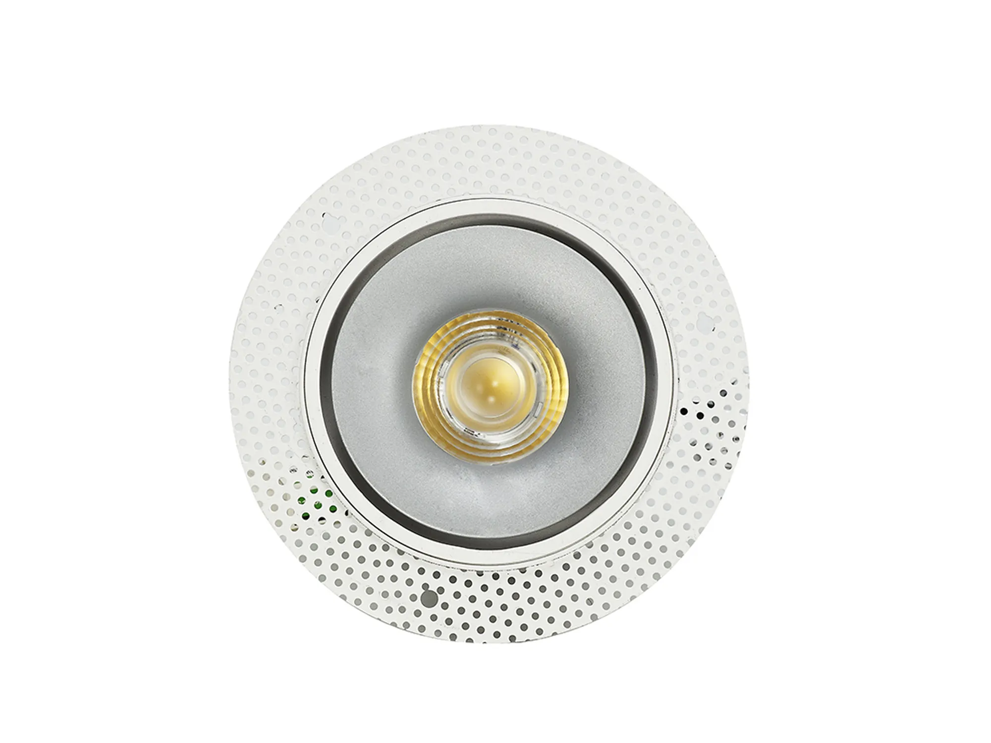 Bolor T 9 Tridonic Powered 9W 2700K 770lm 36° CRI>90 LED Engine White/Silver Trimless Fixed Recessed Spotlight, IP20 DM202085  Dlux Bolor T 9